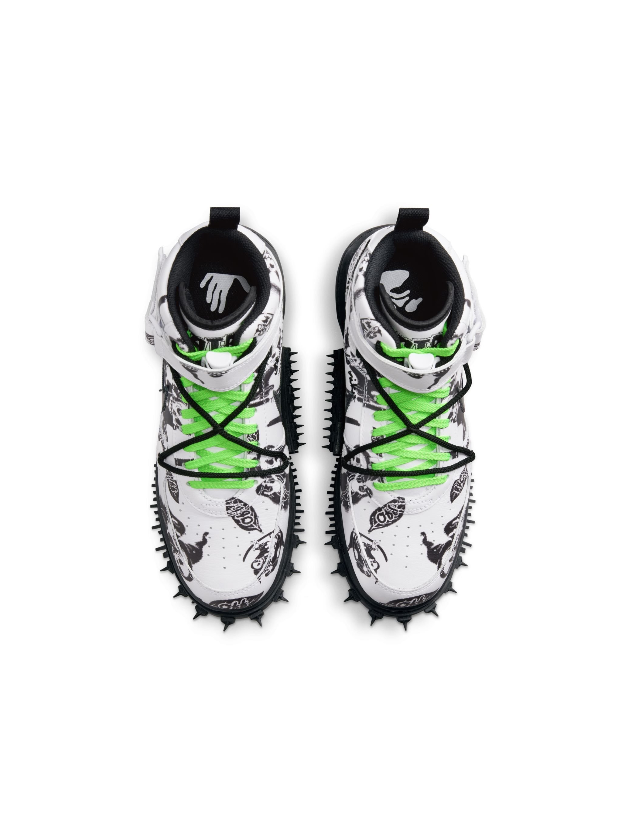 OFF WHITE Nike AF1 Mid Grim Reaper c/o Off-White™️ SCHWARZ OMIA297T24LEA001