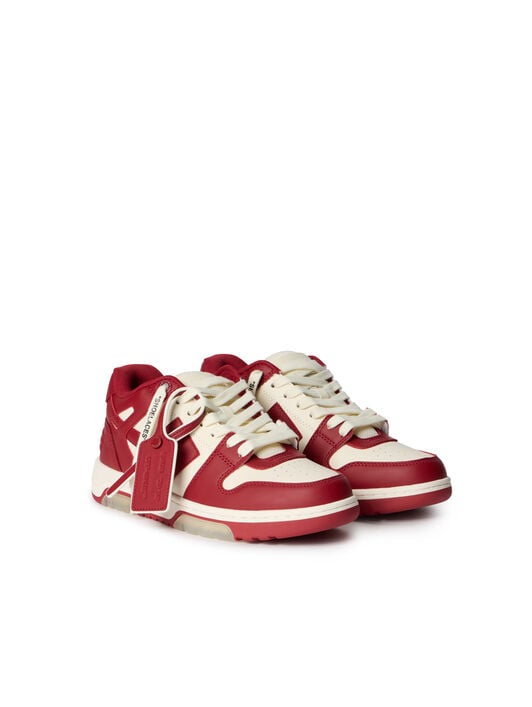 OUT OF OFFICE CALF LEATHER OFF WHITE OUT OF OFFICE CALF LEATHER OFF WHITE - CORAL RED OWIA259F25LEA002