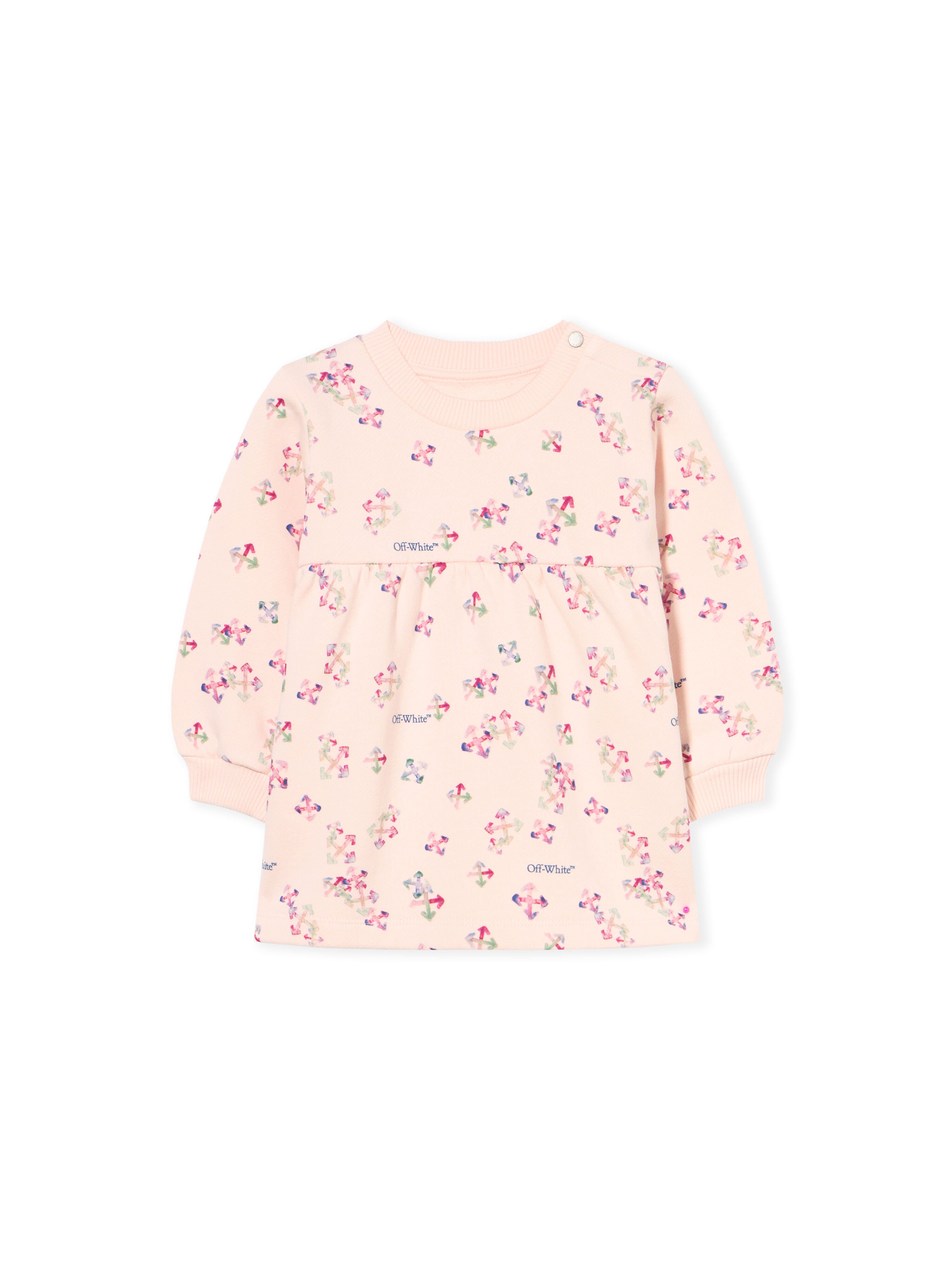 OFF WHITE Aop Arrow Dress SOFT PINK - MULTICOLOR OGX7012F25FLE002