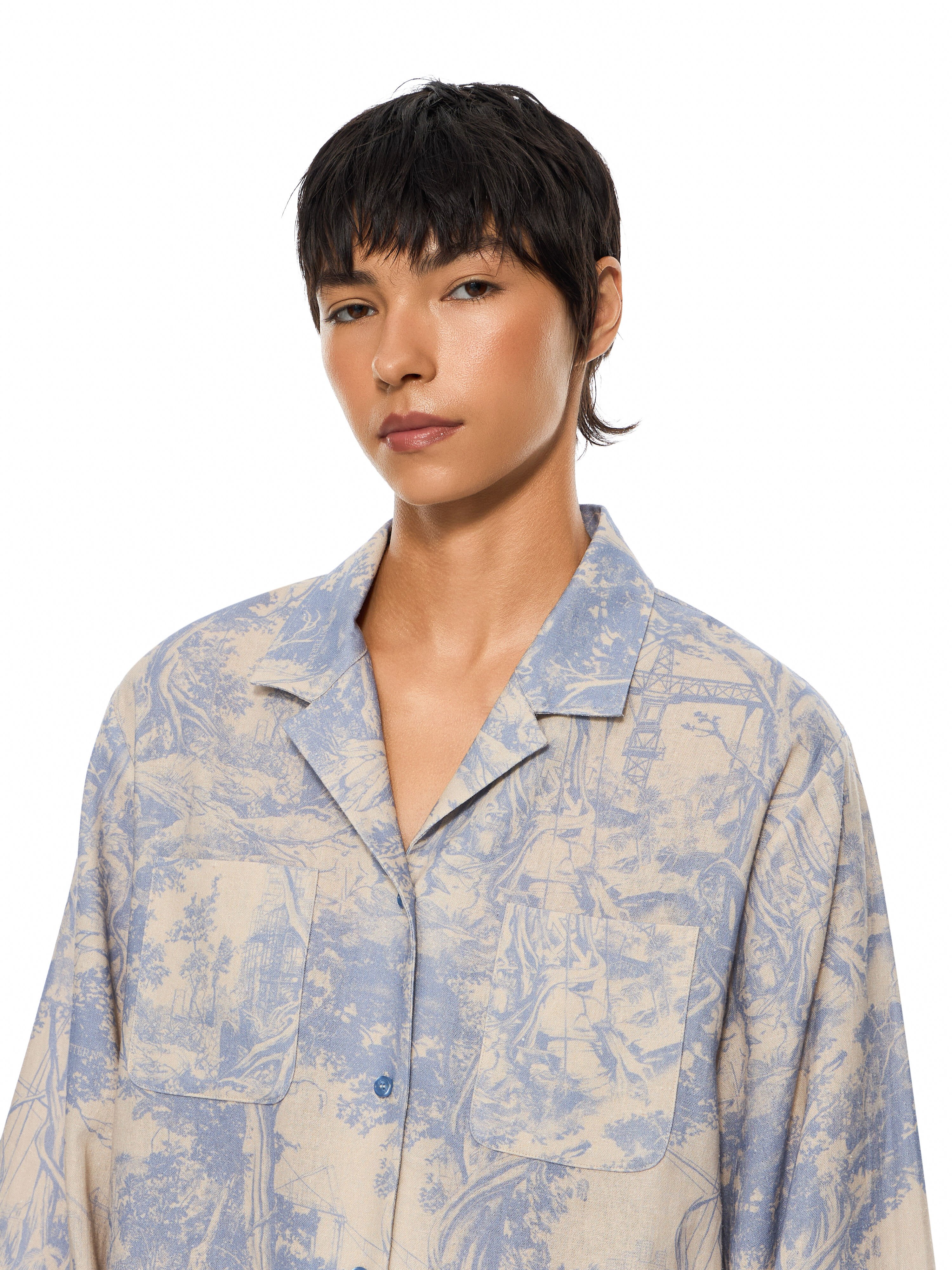 City Nature Linen Roxy Dress OFF WHITE City Nature Linen Roxy Dress Ivory Heather 2FU00547T