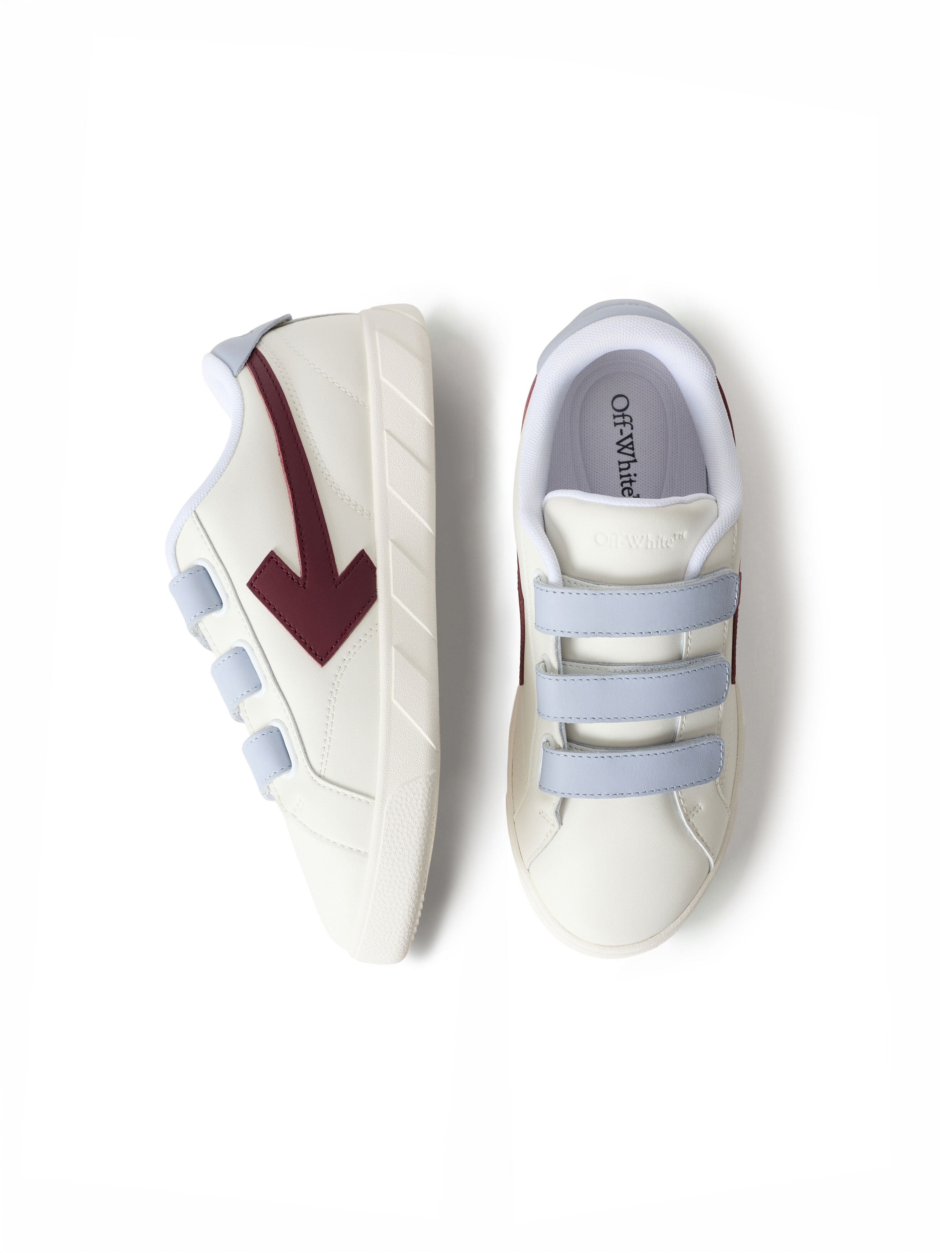 End Of Play Strap Sneakers OFF WHITE End Of Play Strap Sneakers WHITE/DARK BROWN OF06455201