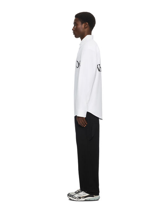 Bookish Scarf Poplin Overshirt OFF WHITE Bookish Scarf Poplin Overshirt WHITE 44MGE055F26F003