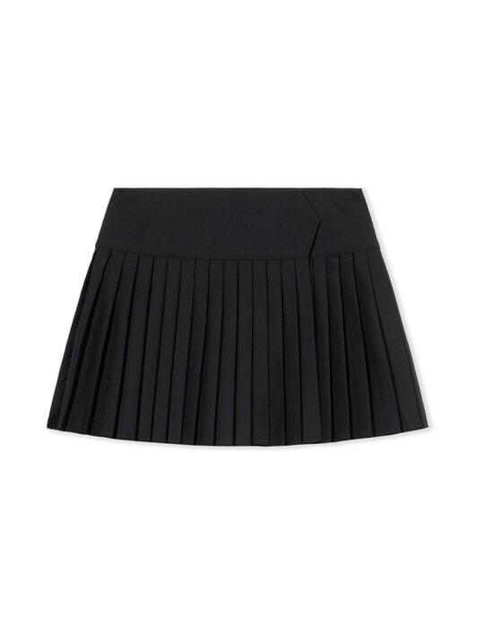 Big Bookish Pleated Skirt OFF WHITE Big Bookish Pleated Skirt BLACK-ELECTRIC BLUE OWCU01HF25FAB001