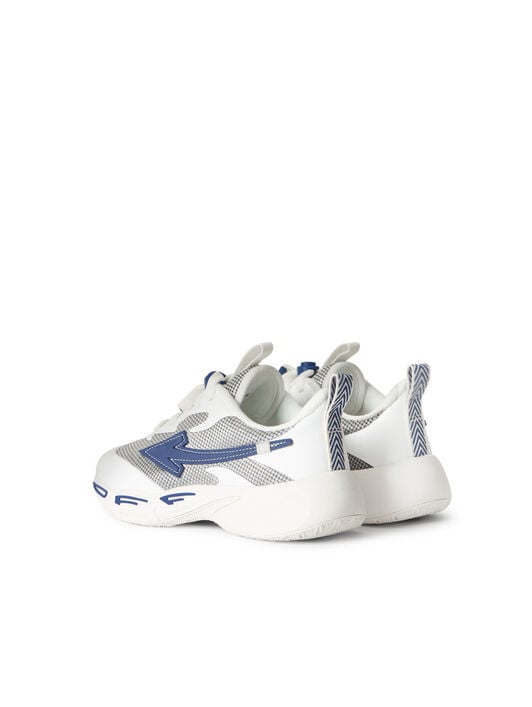OFF WHITE "For Jumping" Sneakers WHITE - NAVY BLUE OBIA013S26FAB001