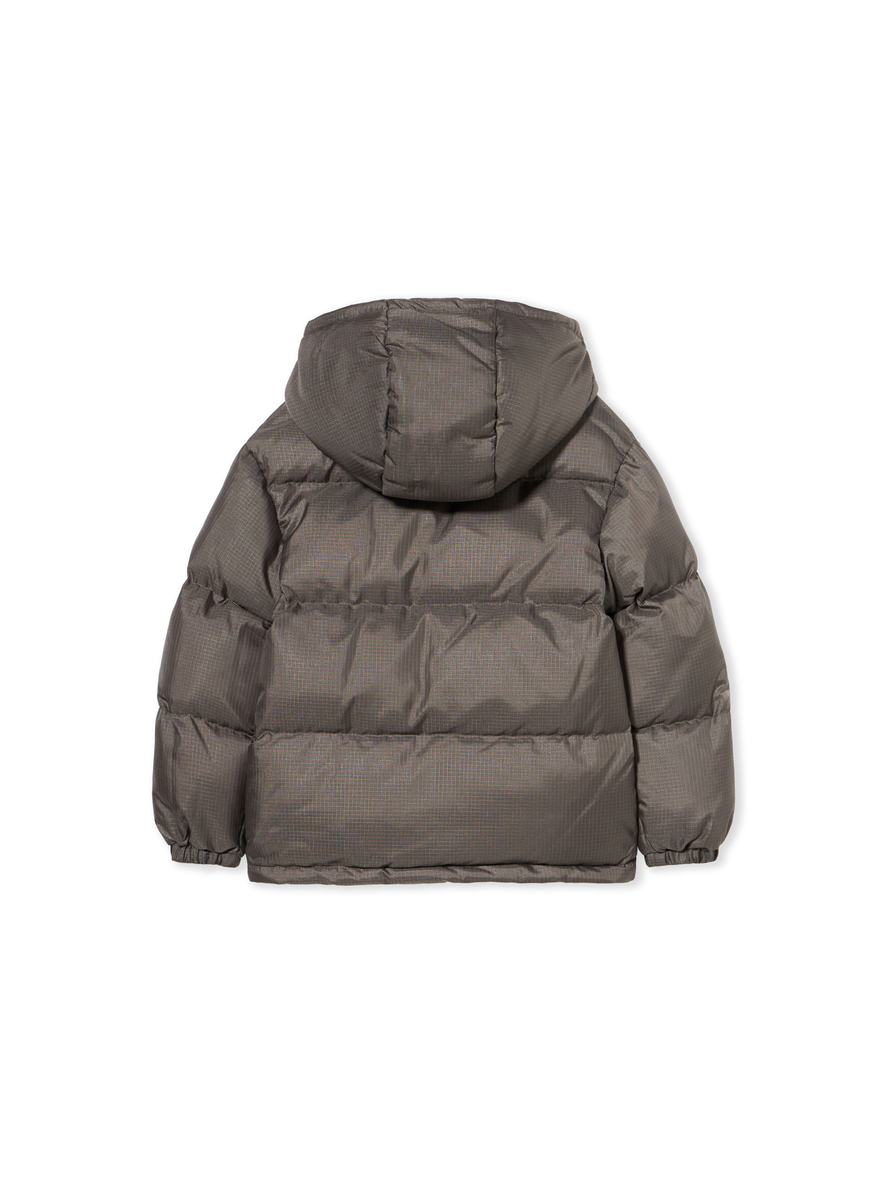 OFF WHITE Ripstop Puffer Jacket DARK GREY - REFLECTIVE OBEJ002F25FAB001