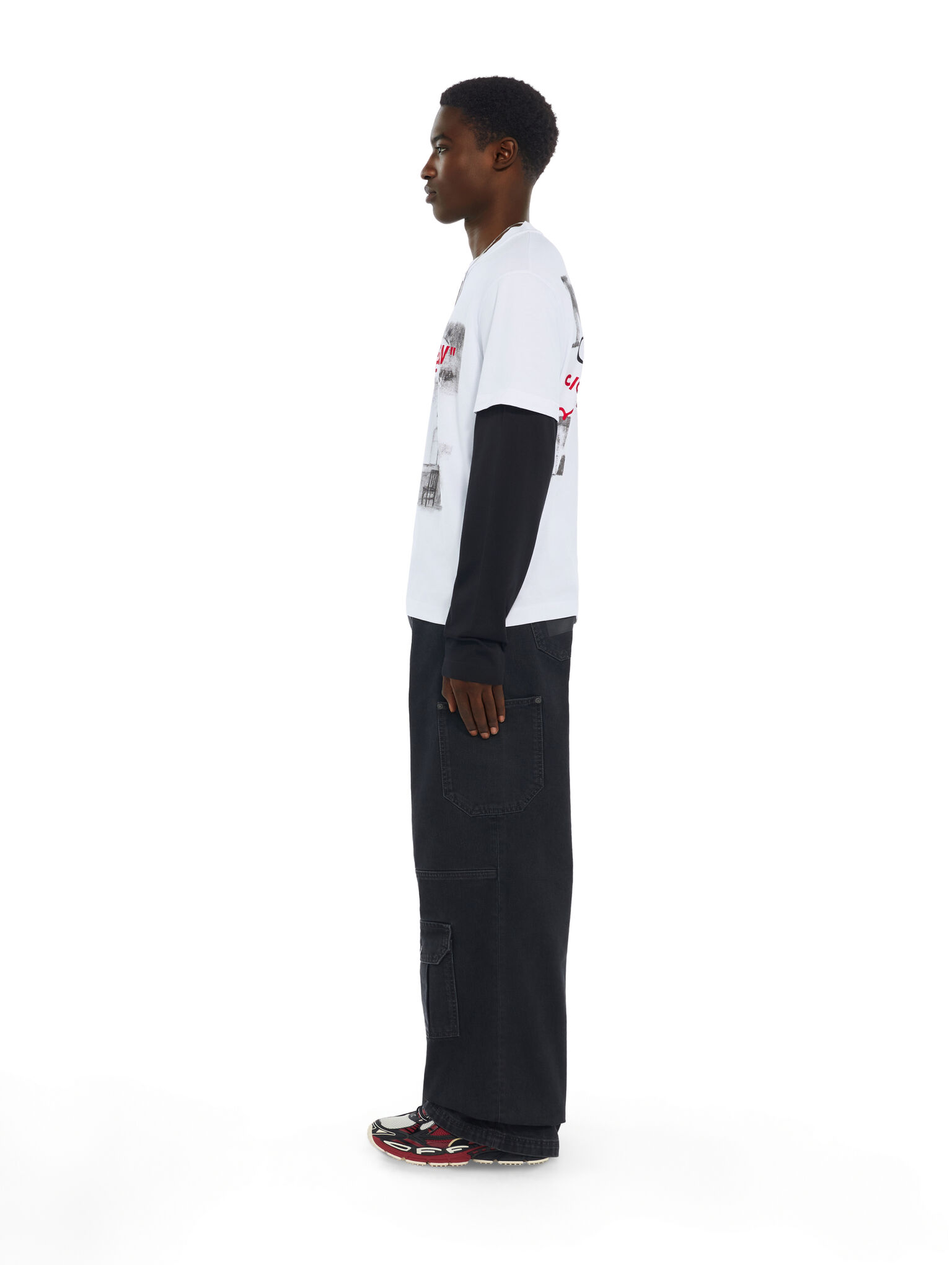 Mr. Davis Yesternow Double Sleeve Regular Long Sleeve T-Shirt