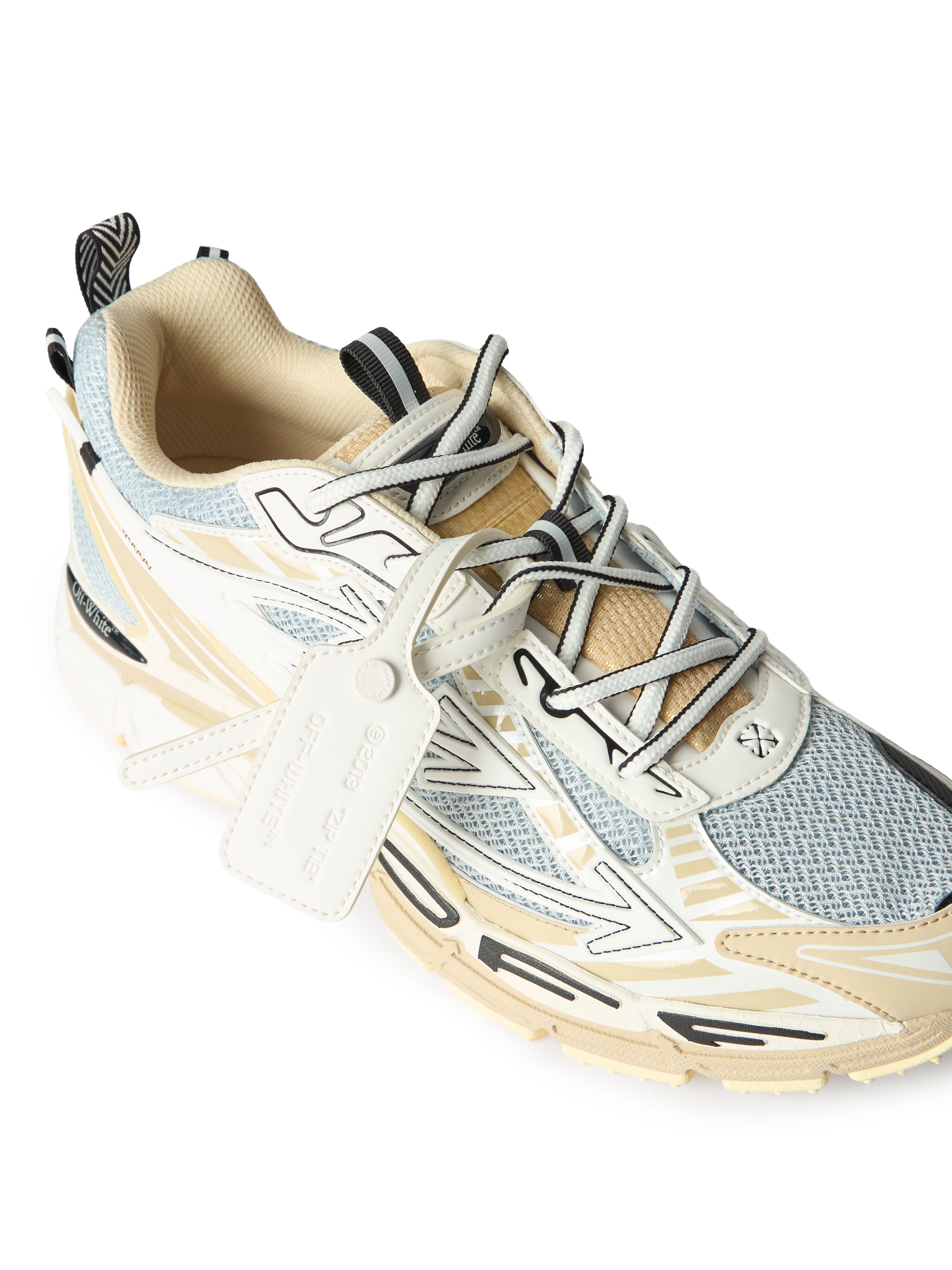 Be Right Back Sneakers in LIGHT GREY - CARAMEL for Men | Off-White™