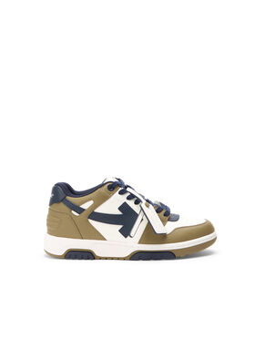 OFF WHITE Out Of Office Sneakers KAKI - DARK BLUE OMIA189S26LEA003