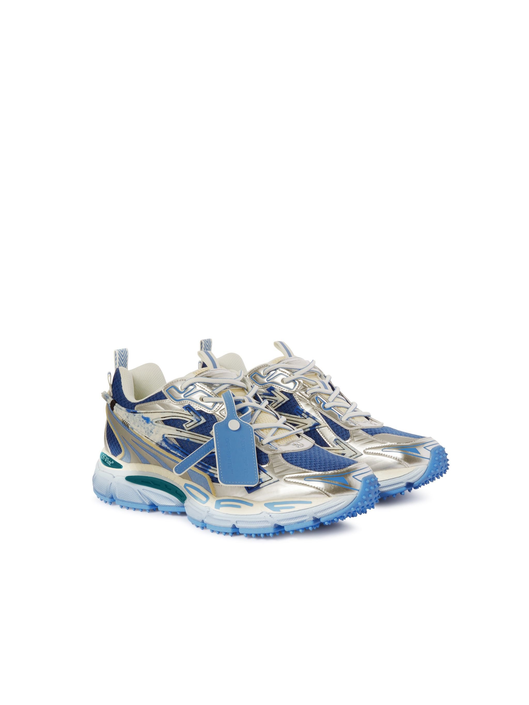 OFF WHITE Sneakers Be Right Back Argento/Blu BLU OMIA295S25FAB004