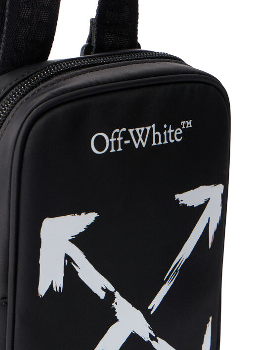 OFF WHITE Arrow Paint  Crossbody WHITE OBNQ002S26FAB001