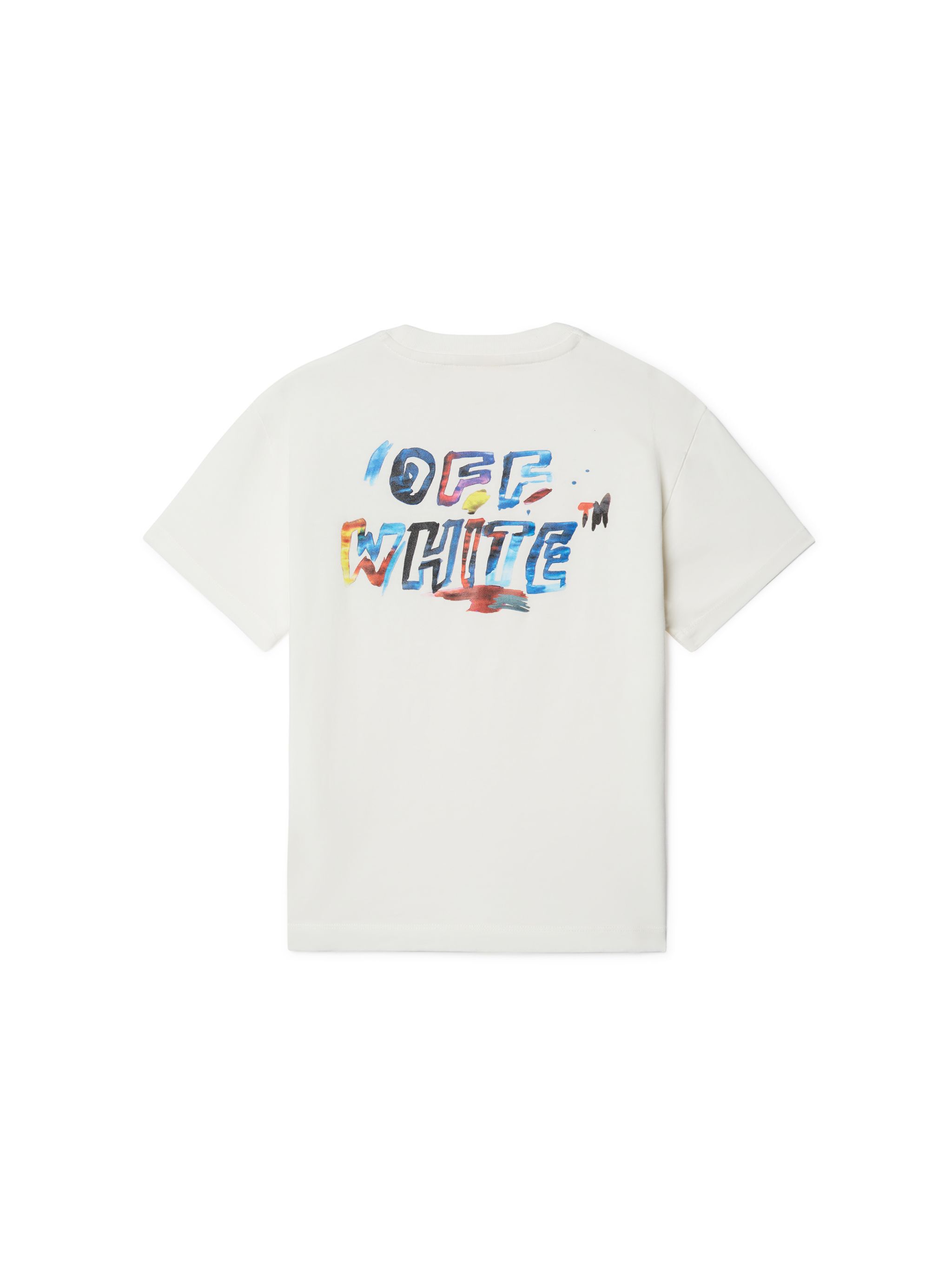 OFF WHITE Watercolor Arrow T-Shirt WHITE OBAA002S25JER00C