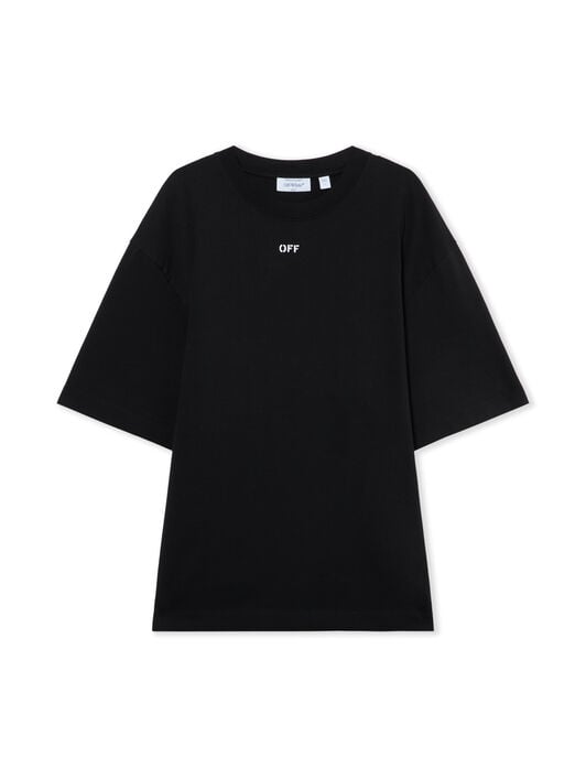 OFF WHITE 3D Spray Arrow Skate T-shirt BLACK 44MAA120S26J00I