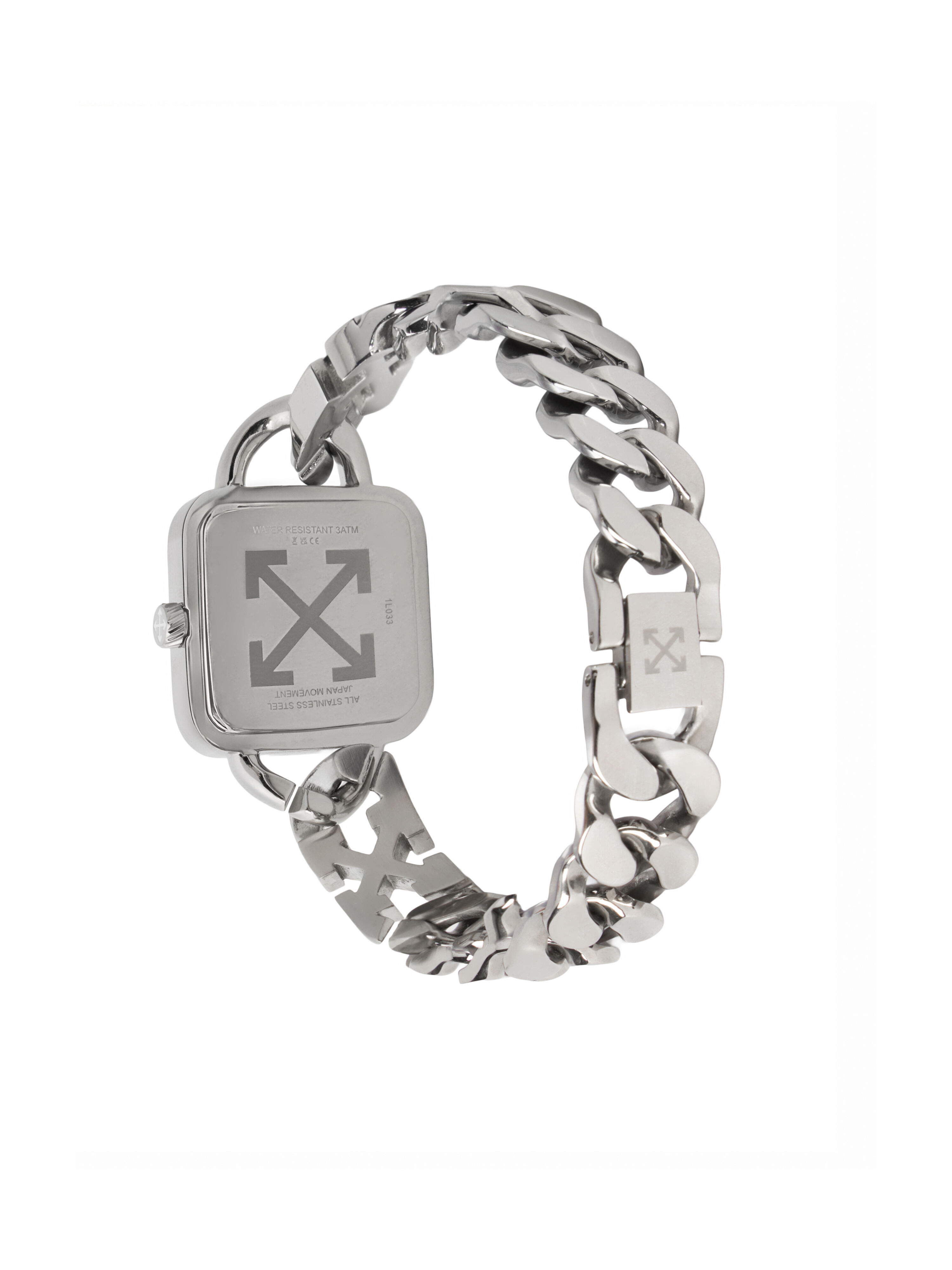 Street Bling Watch OFF WHITE Street Bling Watch Silver OW1L033M