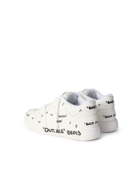 OFF WHITE Out Of Office Sneakers WHITE - BLACK OMIA189F25LEA007