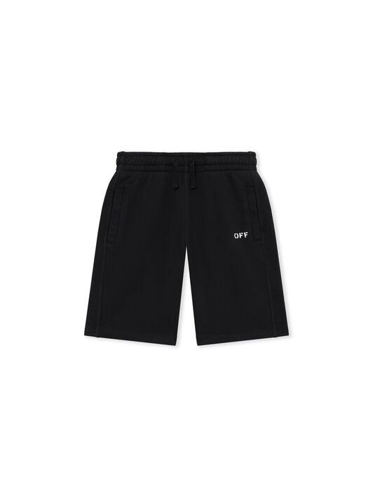 OFF WHITE Diag Paint Sweatshort BLACK 44BCI001S26F003