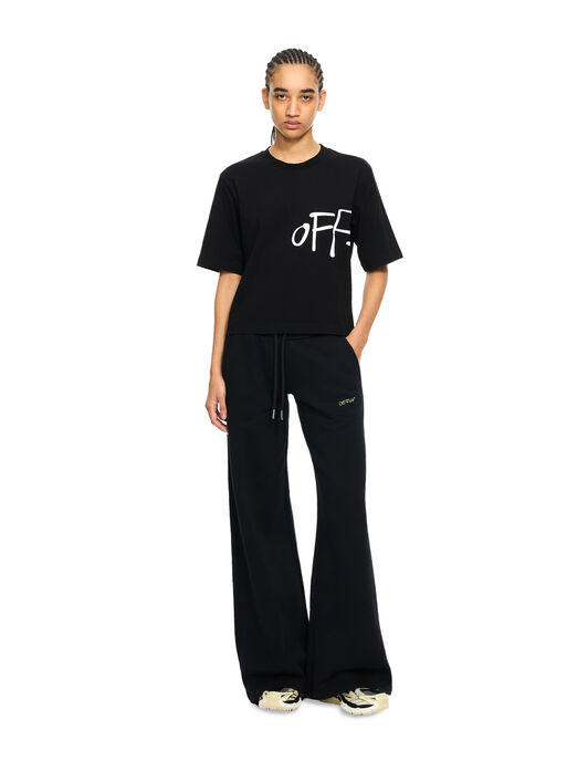OFF WHITE Shared Logo Boxy T-Shirt Black-White 2AA124S26JER005