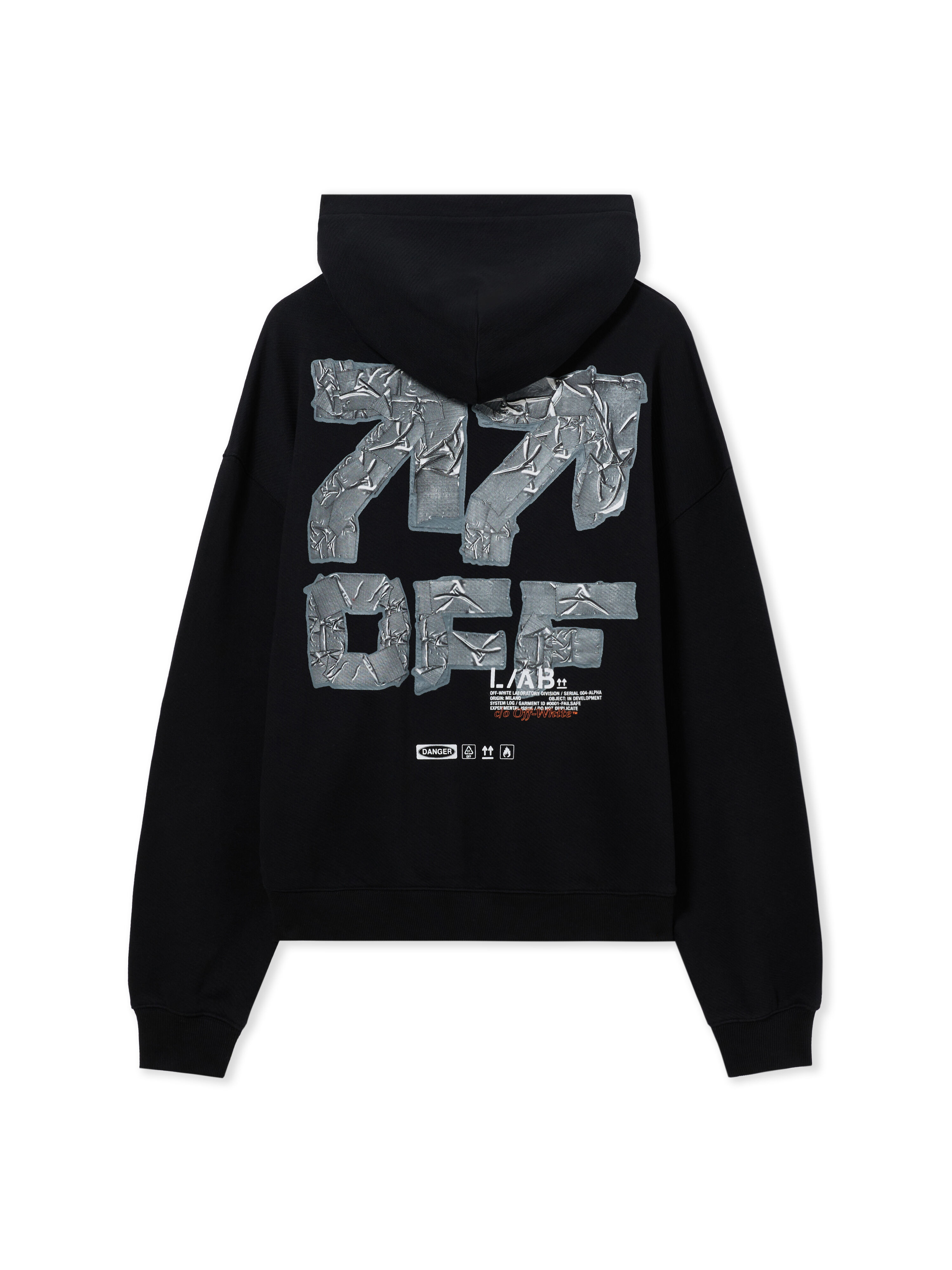 LAB L/AB Off Active Tape Hoodie BLACK 44LABF26K081