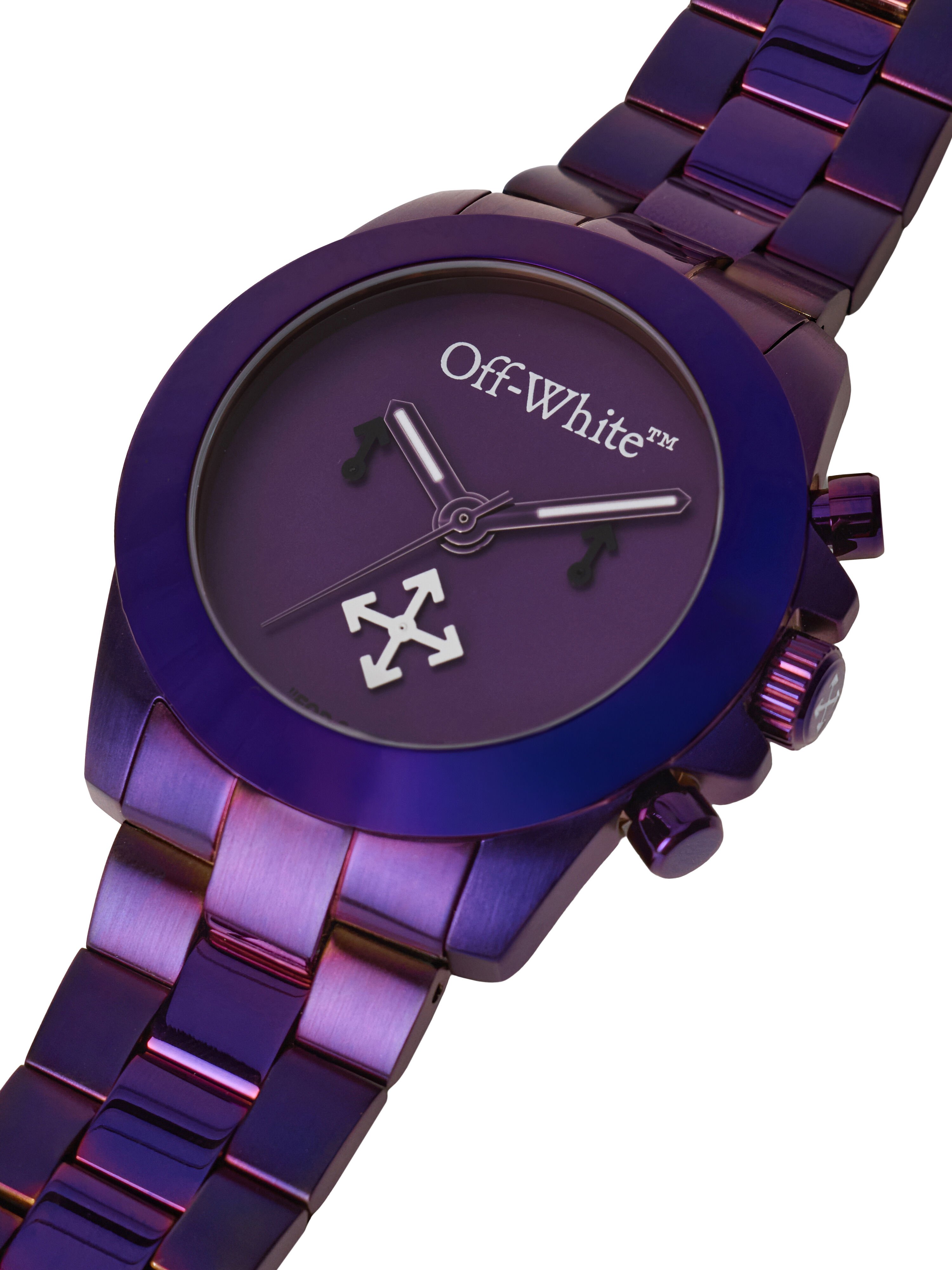 "Reset" Watch OFF WHITE "Reset" Watch Purple OW1G012M