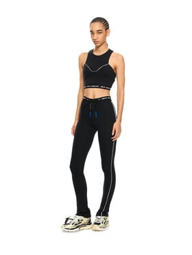 OFF WHITE Logoband Leggings Black-White 2VV01GS26JER001