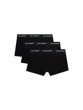 LAB L/AB Logo Waistband Trunks - 3 Pack BLACK LAB9200002