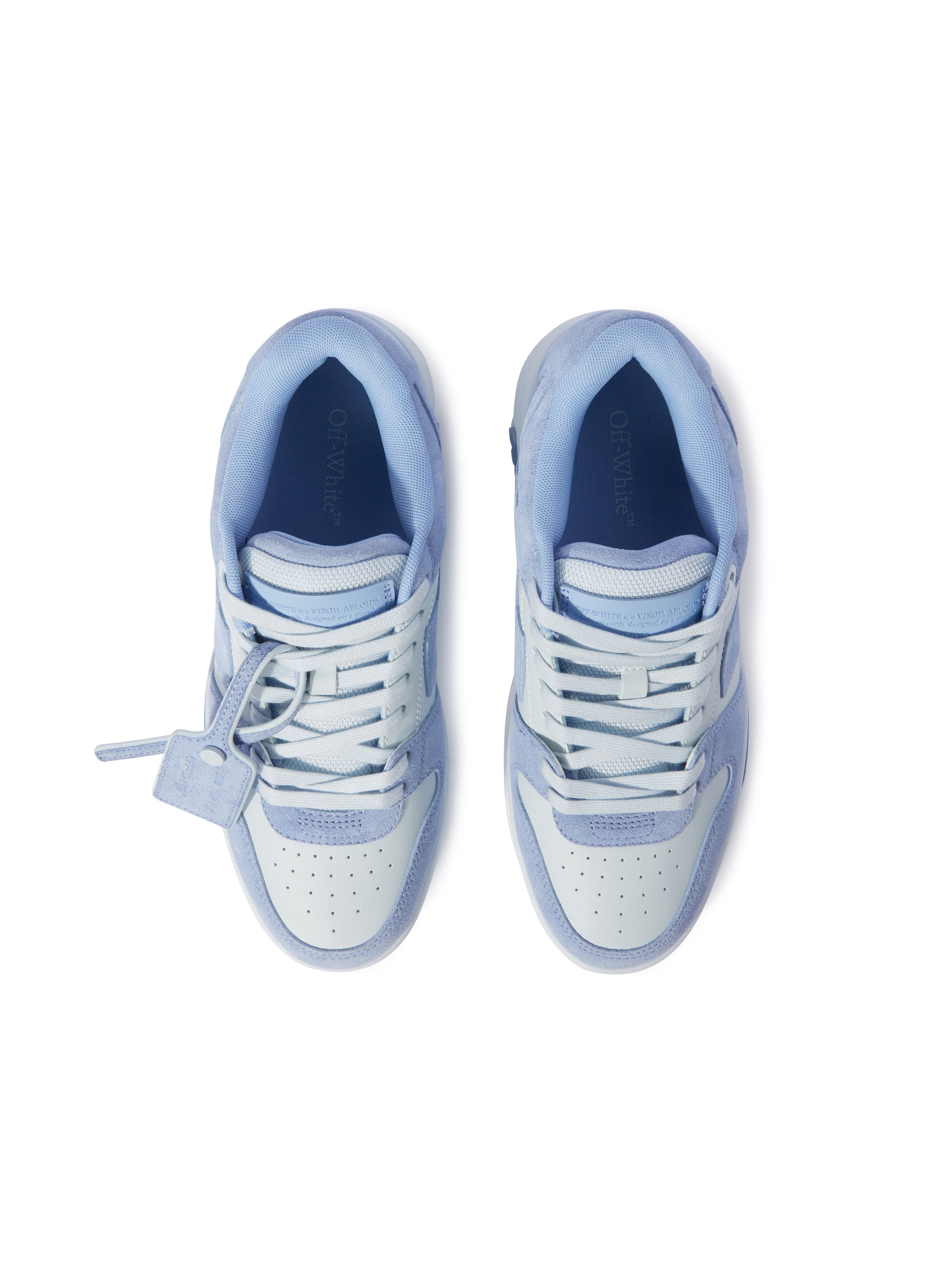 OFF WHITE Dusty Blue/Ice Out Of Office Suede BLUE OMIA189S25LEA007