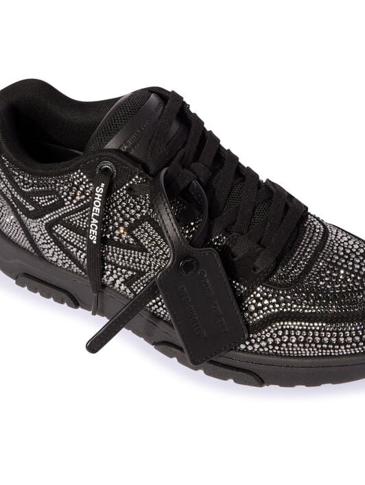 Full Strass Black Out Of Office OFF WHITE Full Strass Black Out Of Office BLACK OMIA189F24LEA009