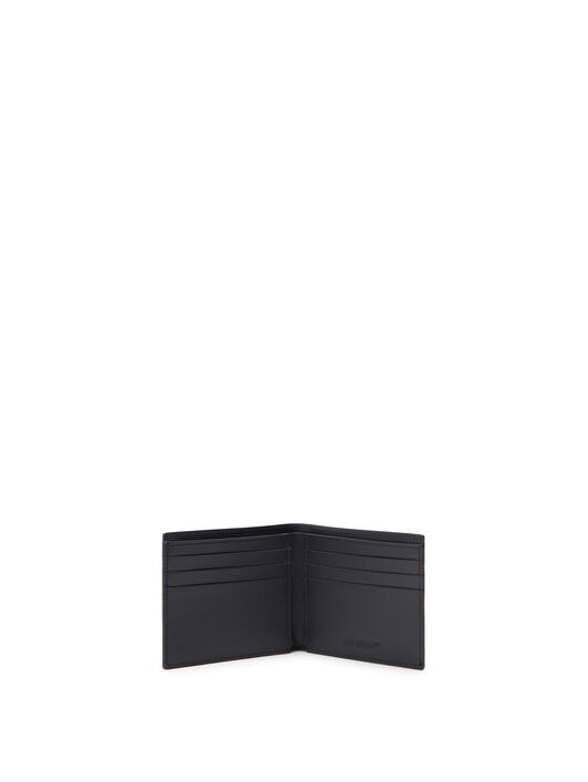 OFF WHITE Diagonal Bifold Wallet BLACK OMNC09BS26LEA001