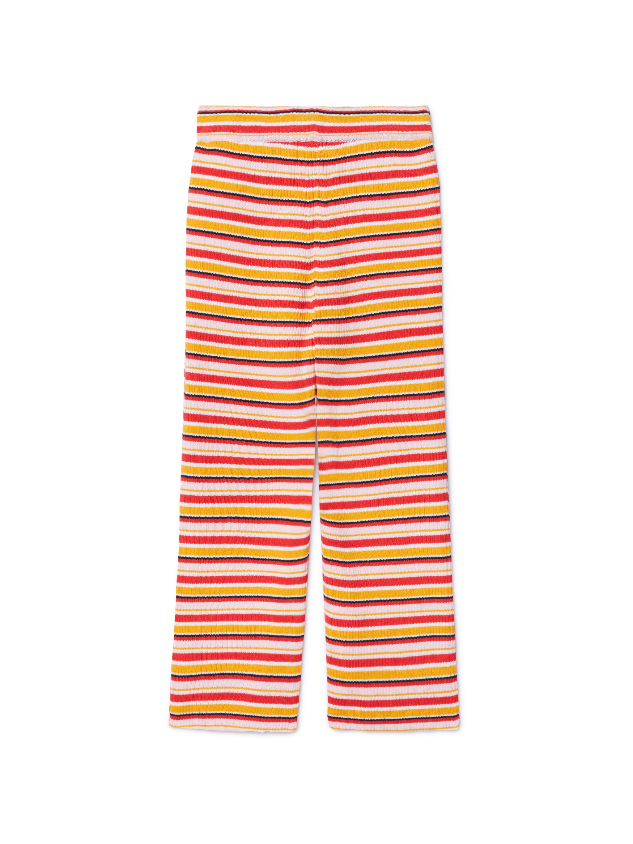 OFF WHITE Stamp Ribbed Knit Pants ORANGE OGHG002S25KNI001