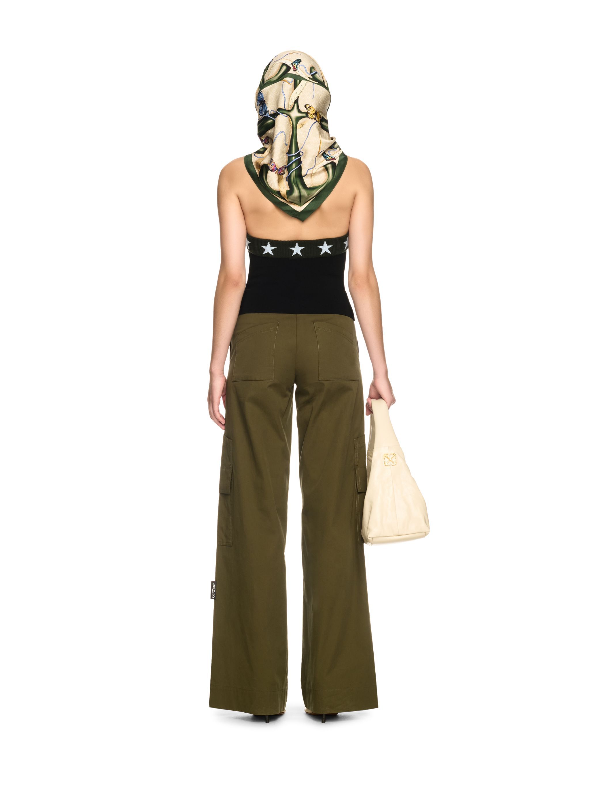 OFF WHITE Green Toybox Cotton Cargo Pants GREEN OWCF026S25FAB002