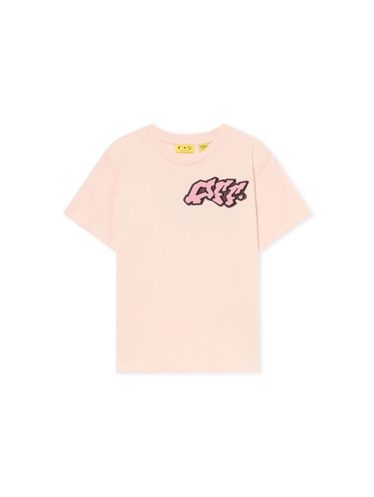 Graffiti Short Sleeve T-Shirt OFF WHITE Graffiti Short Sleeve T-Shirt CRYSTAL PINK 44GAA001F26J004