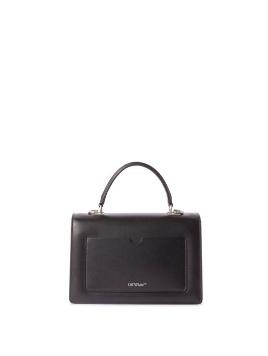 OFF WHITE Jitney 1.4 Top Handle Chain BLACK OWNP050C99LEA001