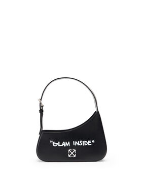 OFF WHITE Jitney Shoulder Quote BLACK OWNN18AC99LEA001