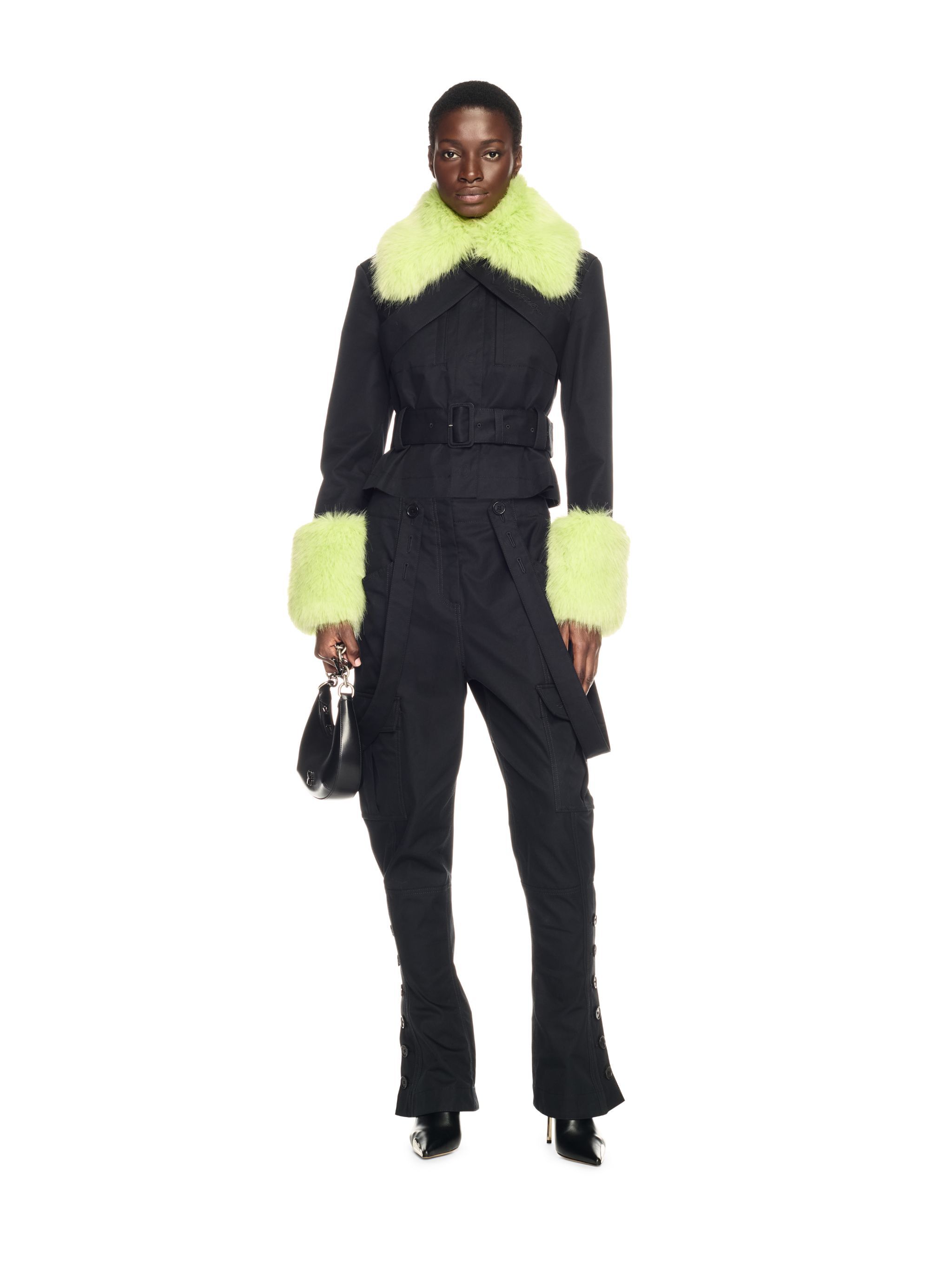 OFF WHITE Co Straps Cargo Pants BLACK OWCF01AW24FAB001
