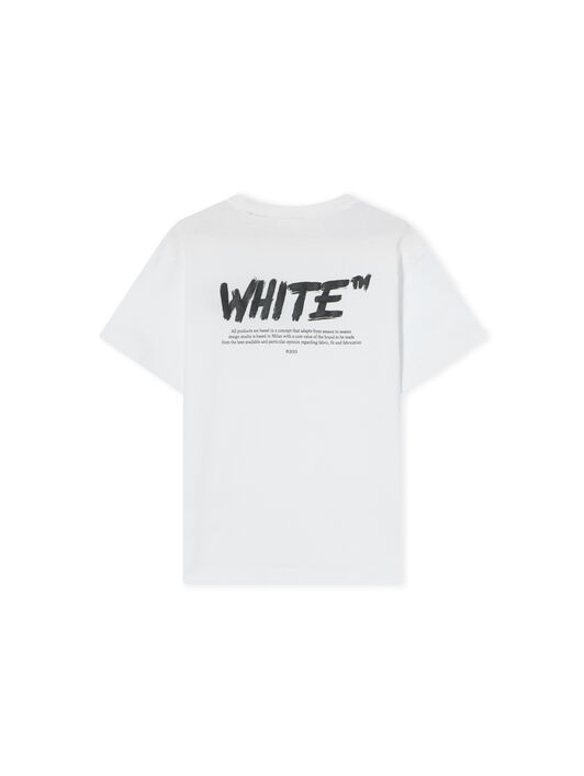 Shared Logo Short Sleeve T-Shirt OFF WHITE Shared Logo Short Sleeve T-Shirt WHITE 44BAA002F26J002