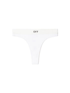 OFF WHITE WEISS/ SCHWARZ OFF RIB SLIP WHITE OWUC001S25JER001