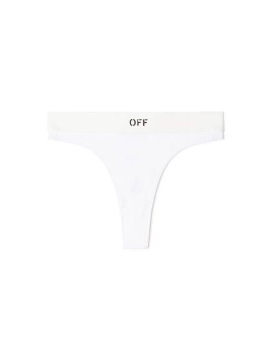 WEISS/ SCHWARZ OFF RIB SLIP OFF WHITE WEISS/ SCHWARZ OFF RIB SLIP WHITE OWUC001S25JER001
