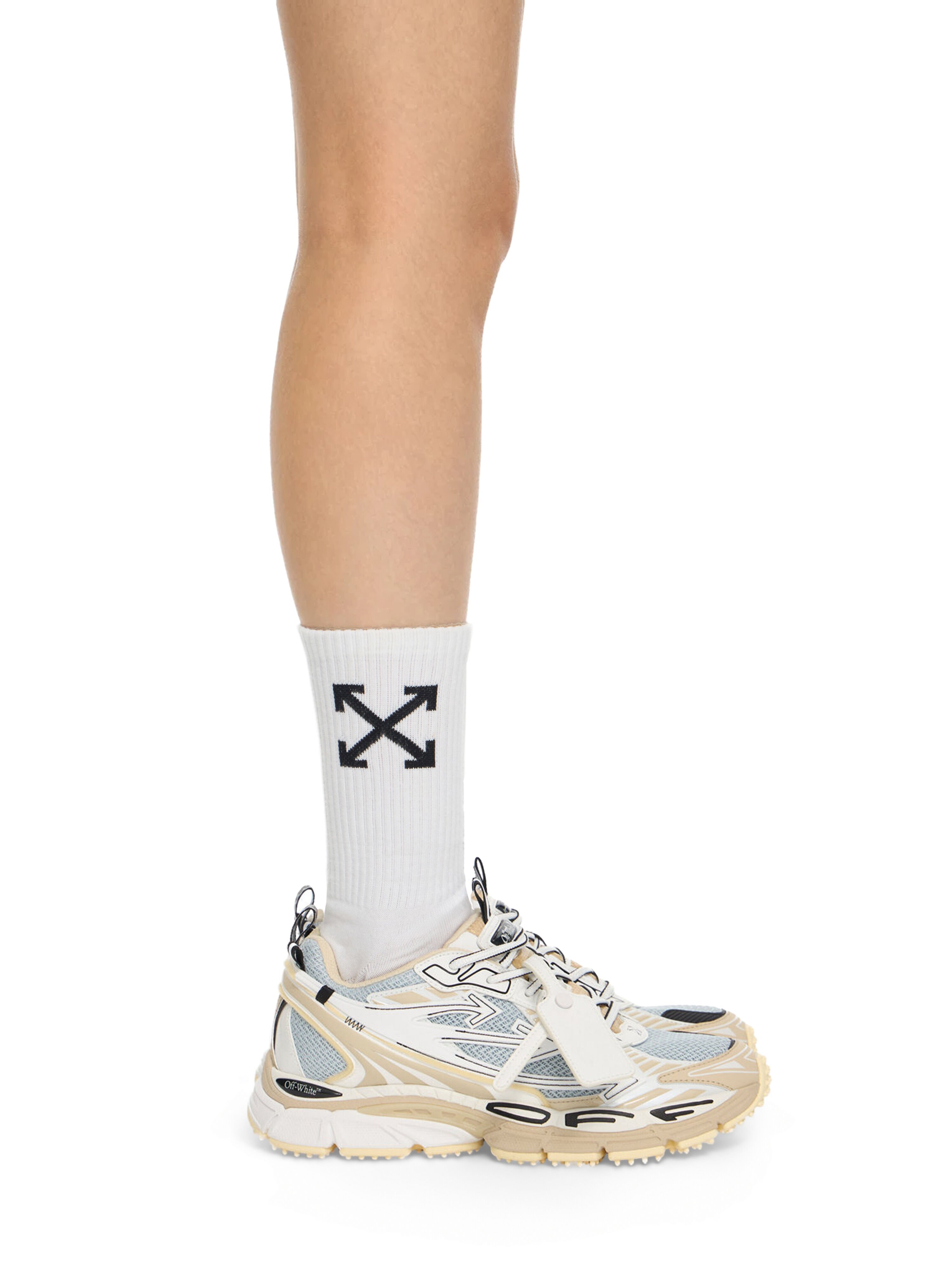 OFF WHITE Sneakers Be Right Back LIGHT GREY - CARAMEL OWIA289S26FAB001