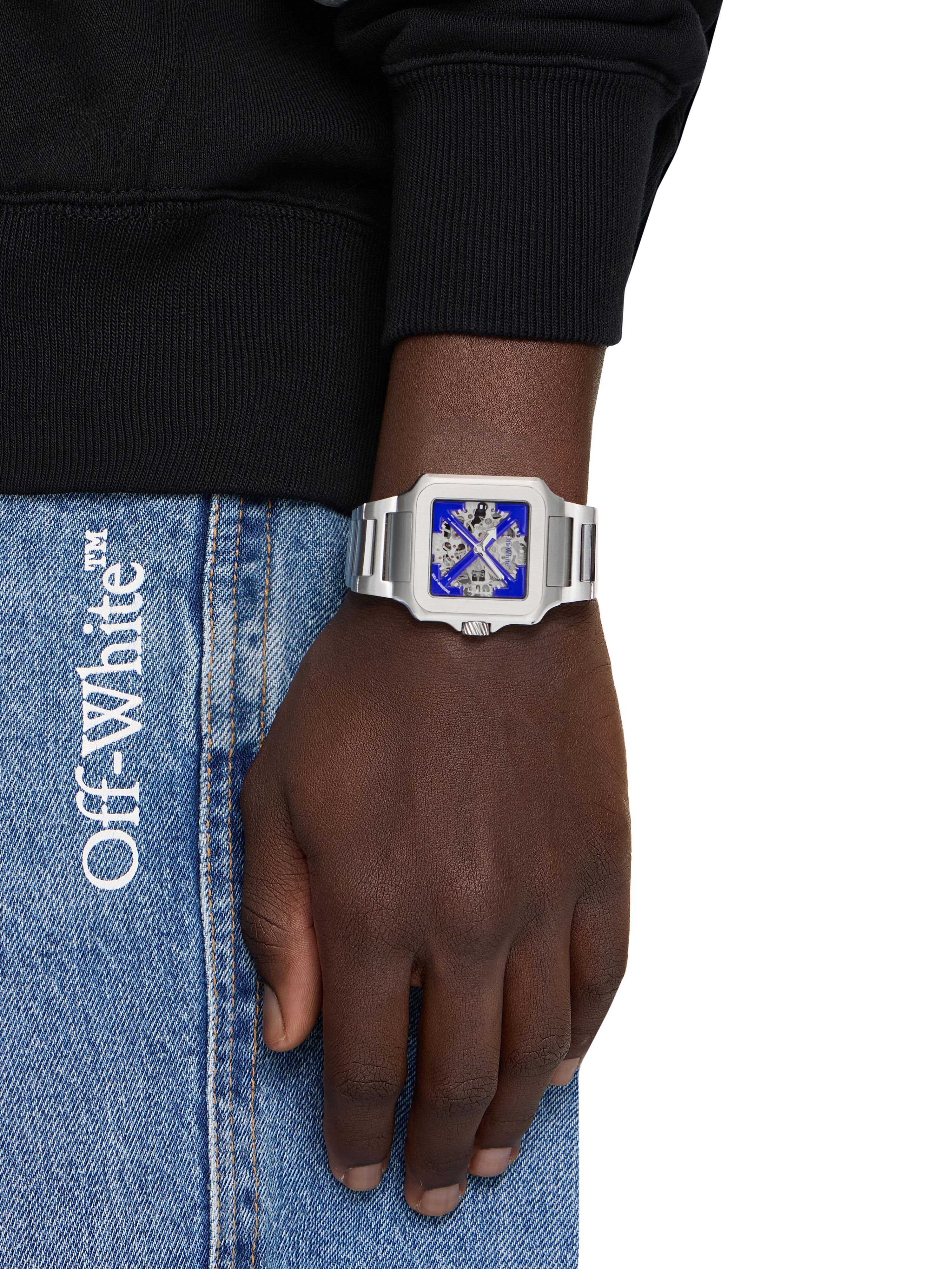 "Proto Auto" Watch OFF WHITE "Proto Auto" Watch Silver OW1G008M