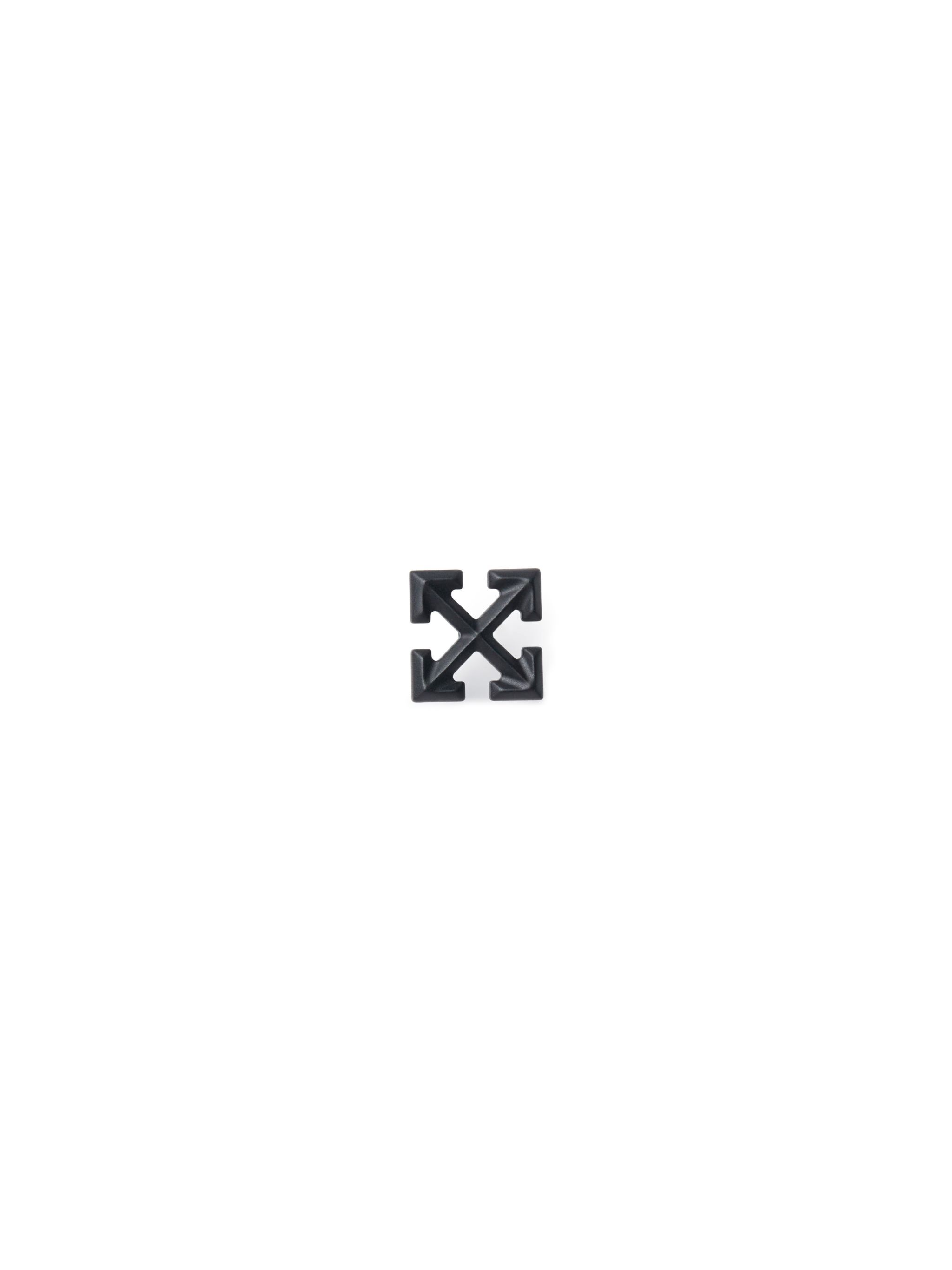 OFF WHITE Black Arrow Mono Earring BLACK OMOD11FC99MET001