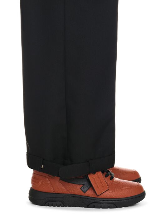 OFF WHITE OUT OF OFFICE BASKET LEDER SNEAKER ORANGE OMIA189F24LEA00D