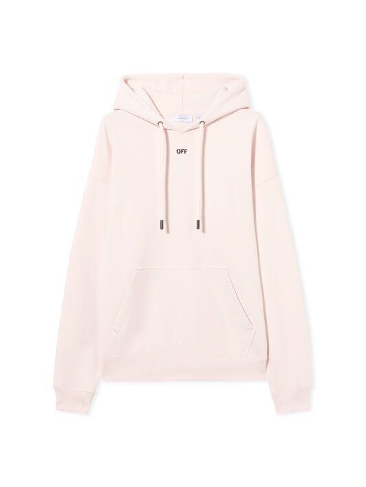 OFF WHITE Paint Arrow Skate Hoodie FADE OUT MAUVE MOR 44MBB085S26F00J