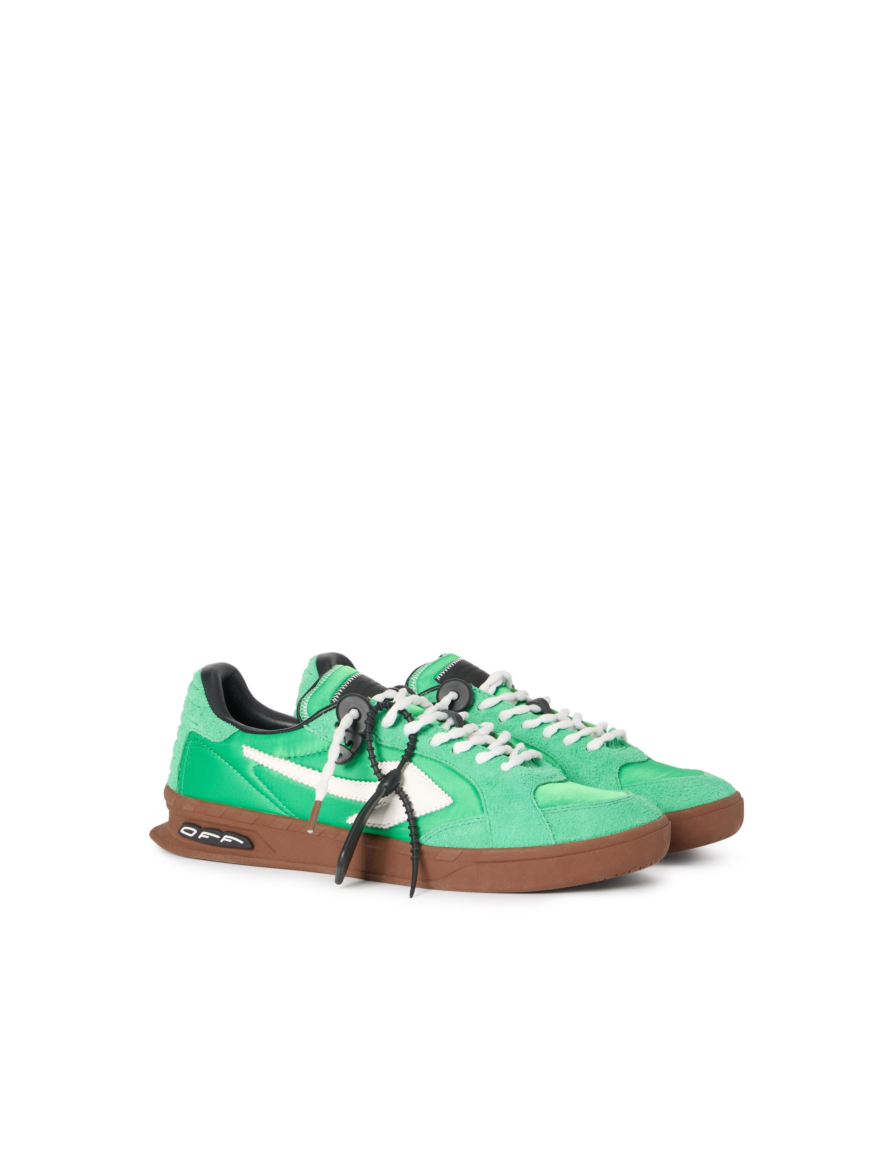 OFF WHITE New Slim Sneakers GREEN - PURE WHITE OMIA2ALS26FAB002