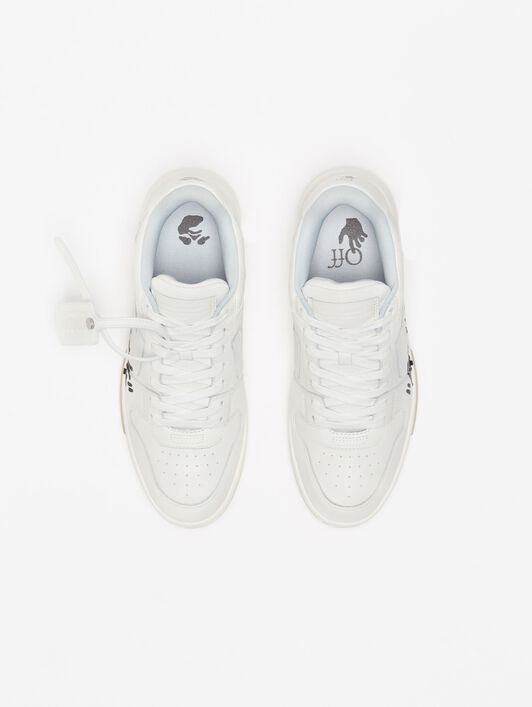 OFF WHITE out of office "ooo" sneakers WEISS OMIA189F21LEA003