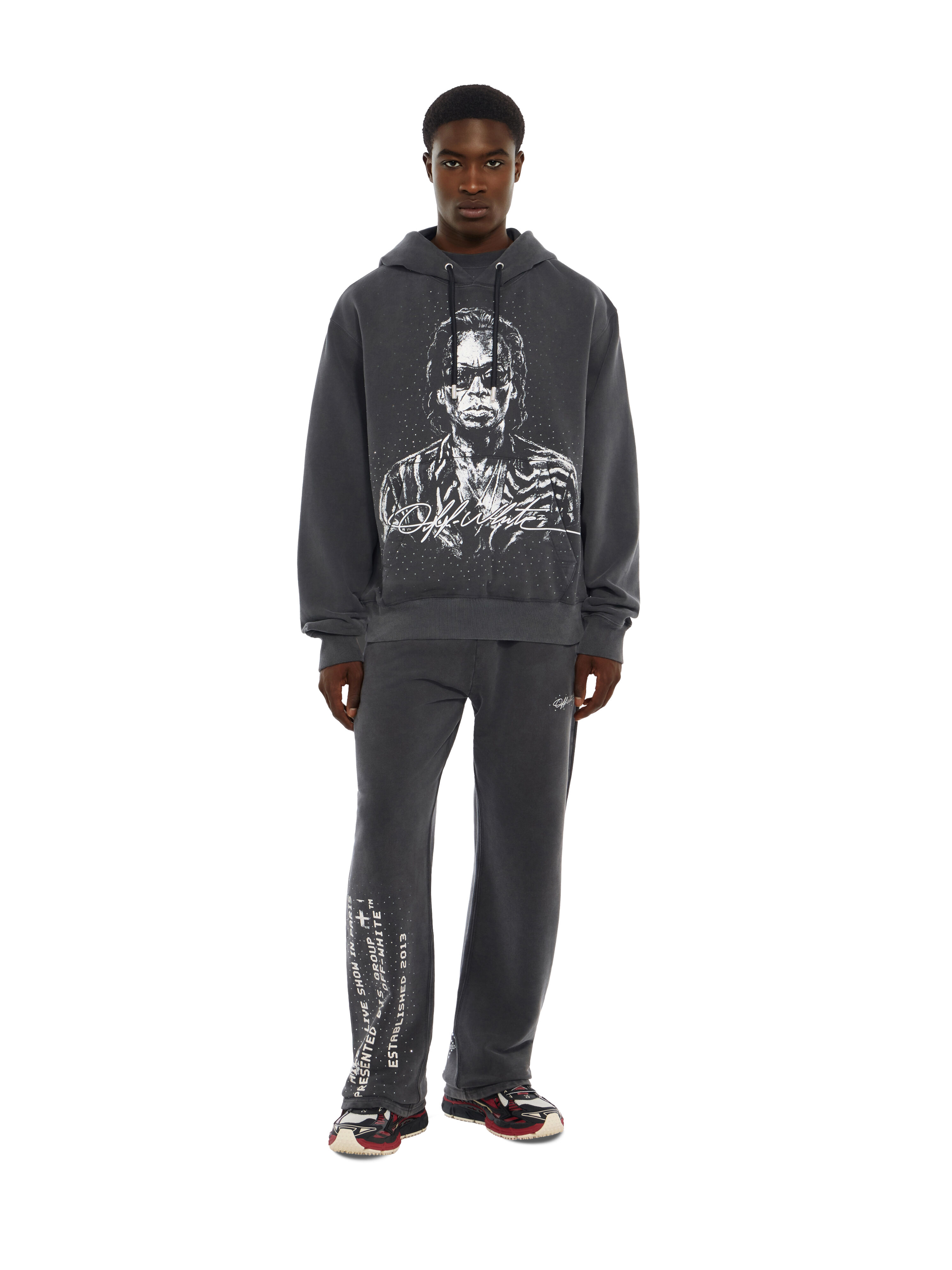 Miles Davis Stadium Regular Hoodie OFF WHITE Miles Davis Stadium Regular Hoodie BLACK 44MBB12NG26F001
