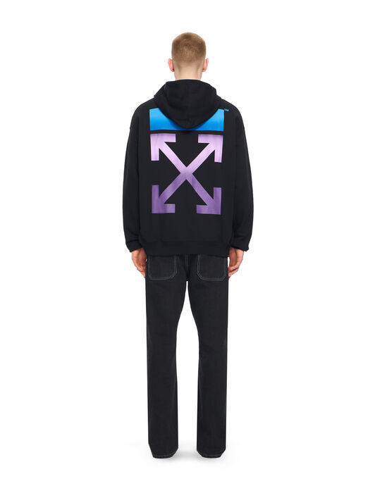 OFF WHITE Gradient Full Zip Hoodie BLACK 44OWOS26K052