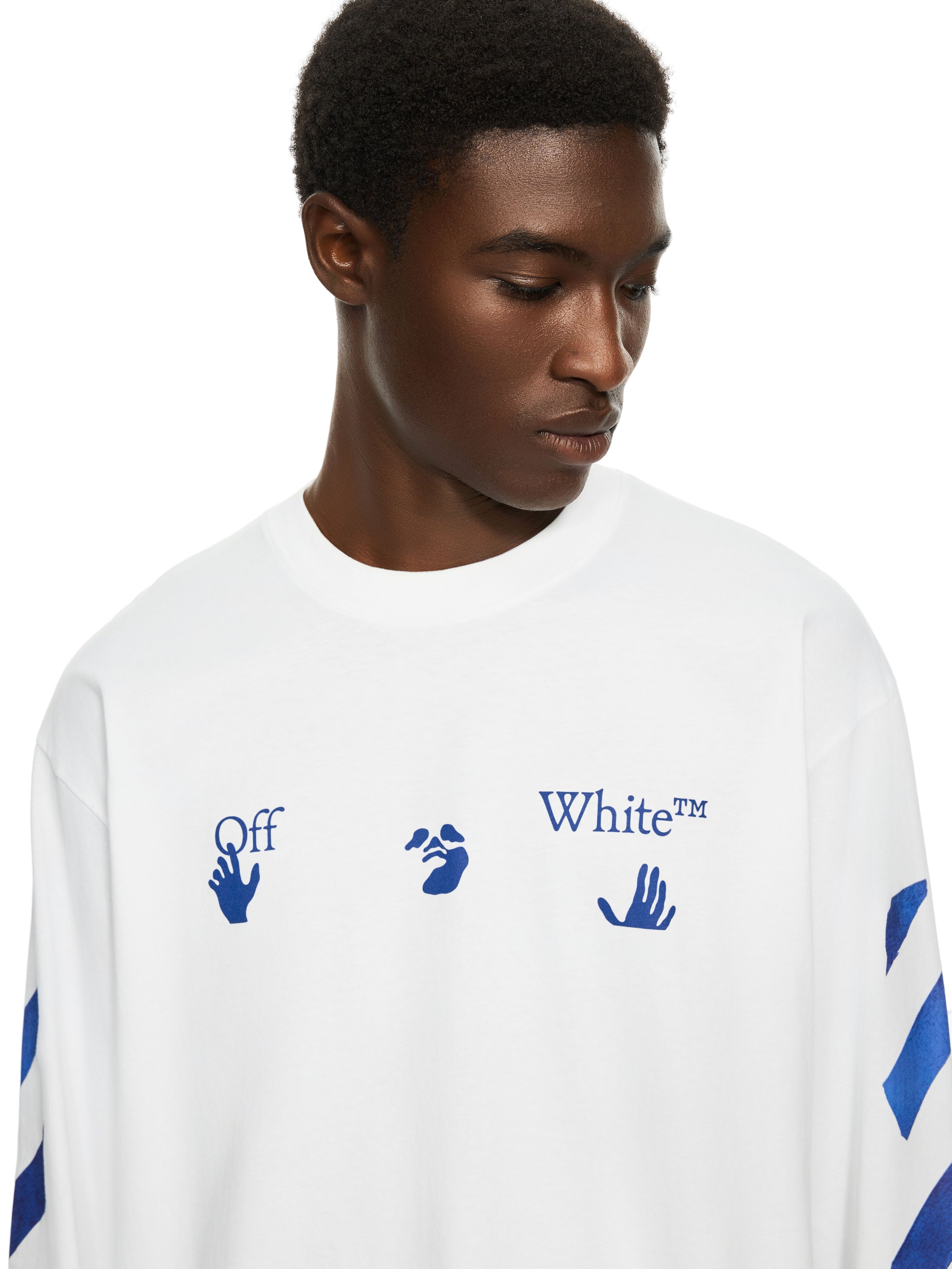 Bacco Arrow Skate Long Sleeve T-Shirt OFF WHITE Bacco Arrow Skate Long Sleeve T-Shirt WHITE 44MAB09CF26J007