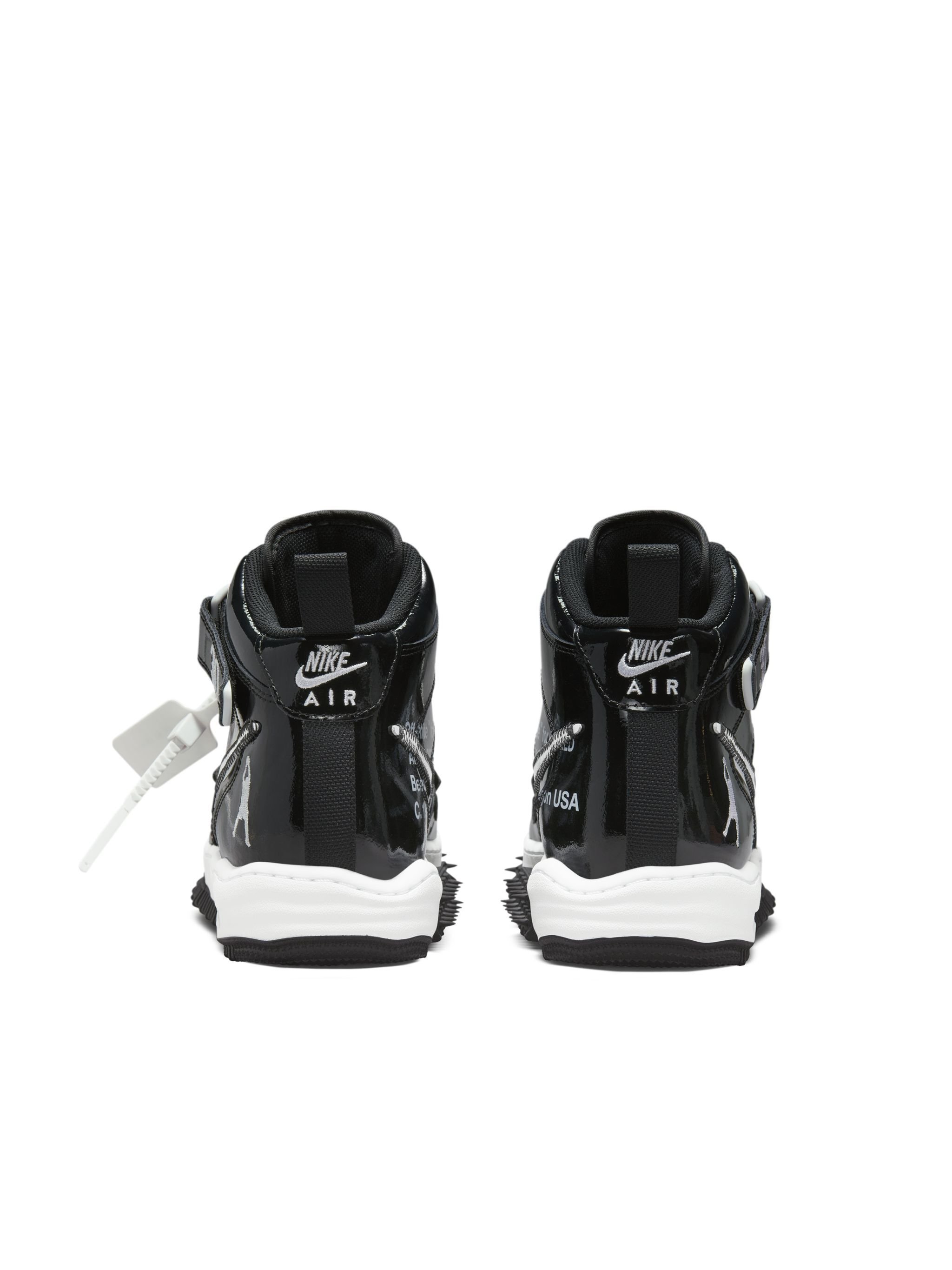 OFF WHITE Sneakers Nike AF1 Mid "Sheed" c/o Off-White™️ SCHWARZ OMIA256G23MAT001