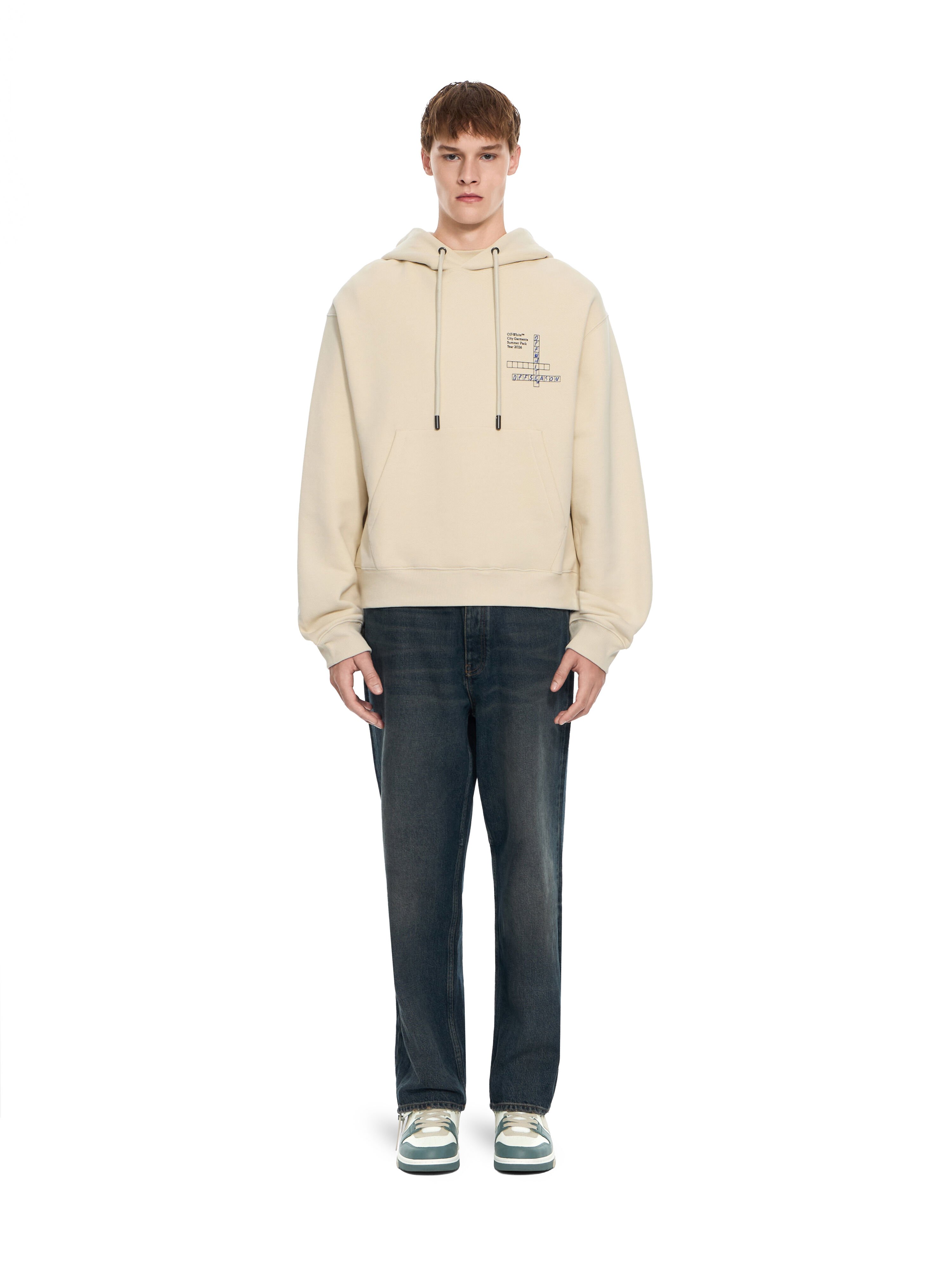 Connect Dots Regular Hoodie OFF WHITE Connect Dots Regular Hoodie BEIGE 44MBB12NF26F00D