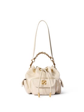 OFF WHITE Dumbo.B Bucket Bag DUST - NO COLOR OWMY002F25LEA001