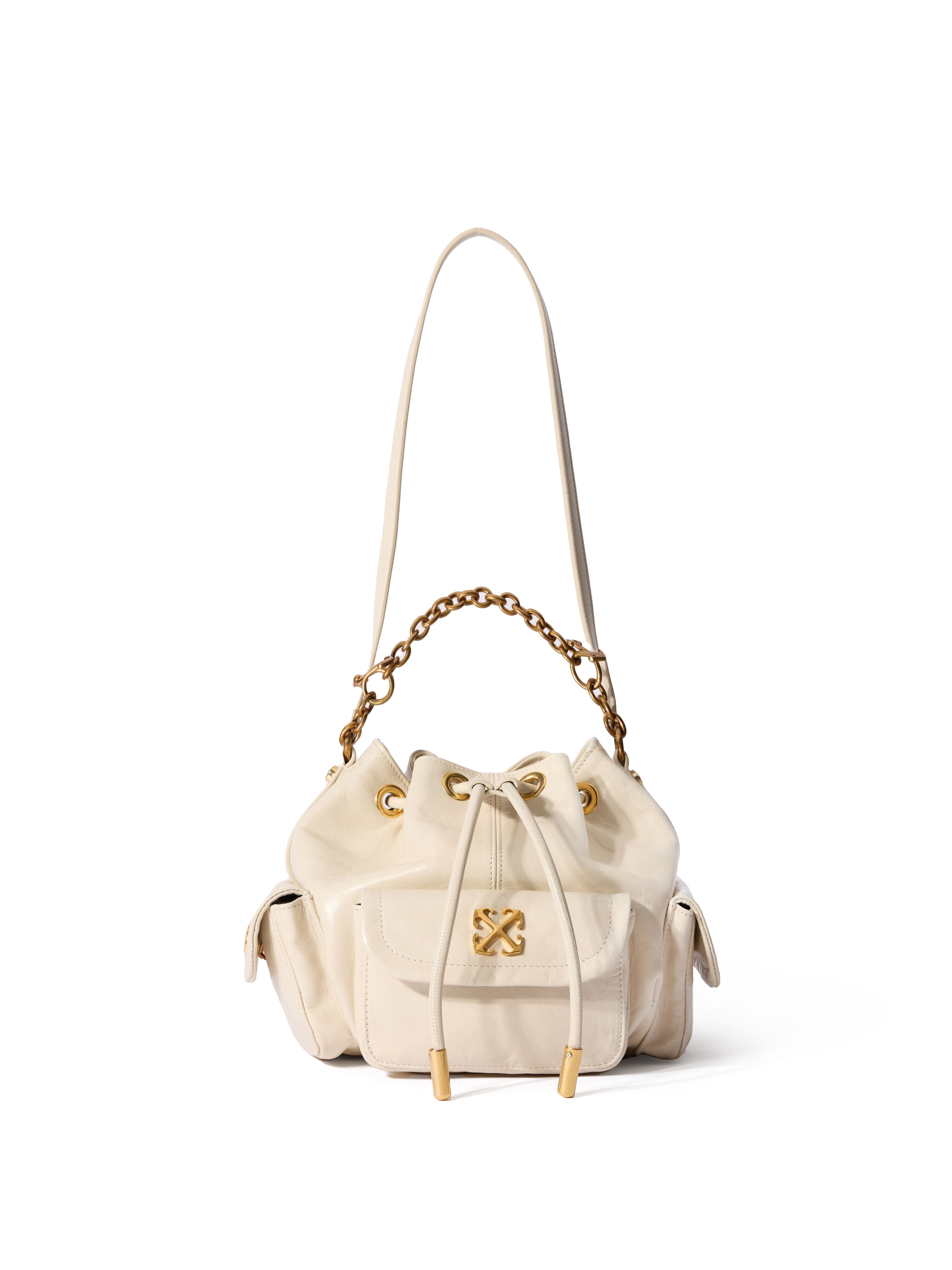 OFF WHITE Dumbo.B Bucket Bag DUST - NO COLOR OWMY002F25LEA001